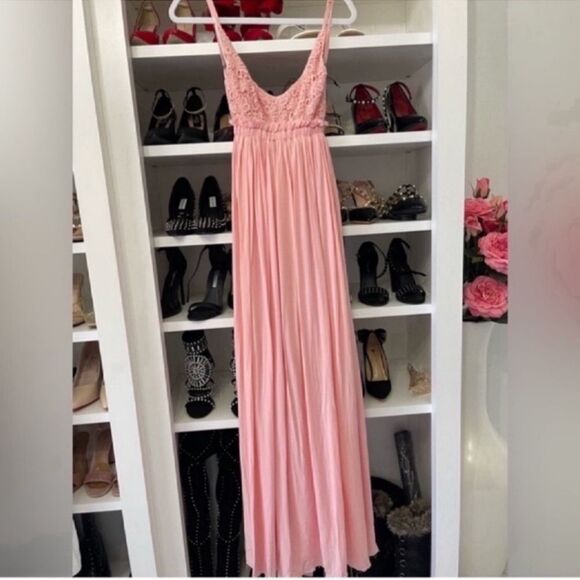 NWT ONCE IN A LIFETIME PINK MAXI DRESSE Size Small - Picture 14 of 16